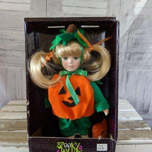 Spooky Hollow Tiny Treaters Patricia Pumpkin Doll